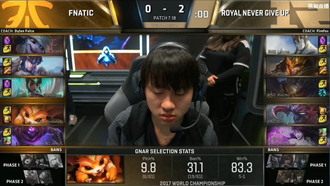 RNG横扫FNC，Ruler关键团战开团秒人宿敌对决全球总决赛，留下经典瞬间